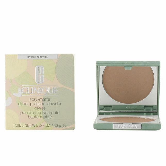 Clinique Stay-Matte Sheer Pressed Powder Oil-Free 7.6g - Honey, 7 g for Women