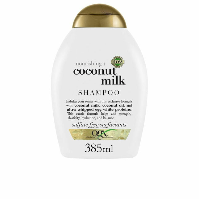 OGX Nourishing Coconut Milk Shampoo 385ml, 385 ml for Women