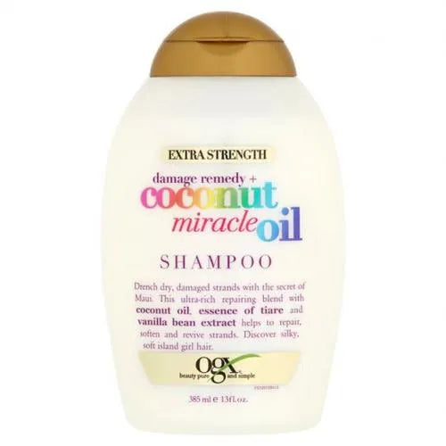 Ogx Damage Remedy+Coconut Miracle Oil Shampoo 385mlml, 385 ml for Unisex