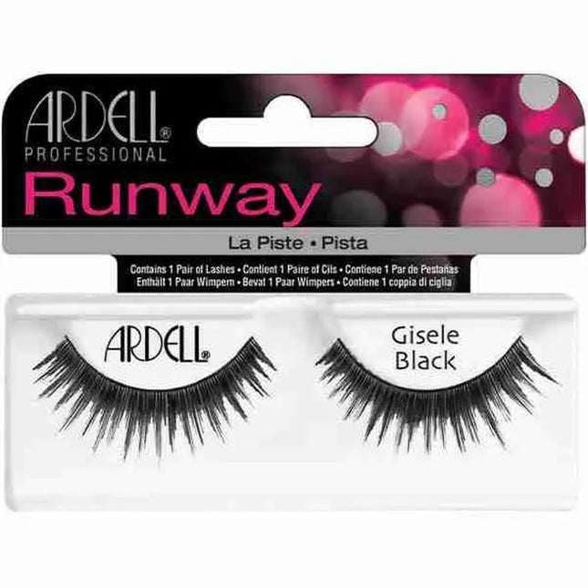 Ardell Runaway Gisele Eyelashes - Black, 1 for Unisex