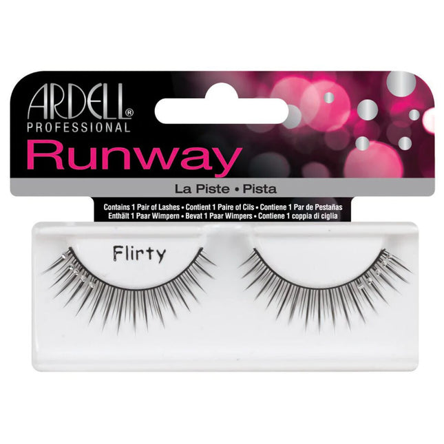Ardell Runaway Flirty Eyelashes - Black, 1 for Unisex
