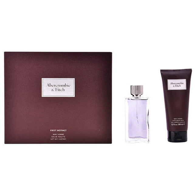Abercrombie & Fitch First Instinct Gift Set 100ml EDT + 200ml Body Wash for Men