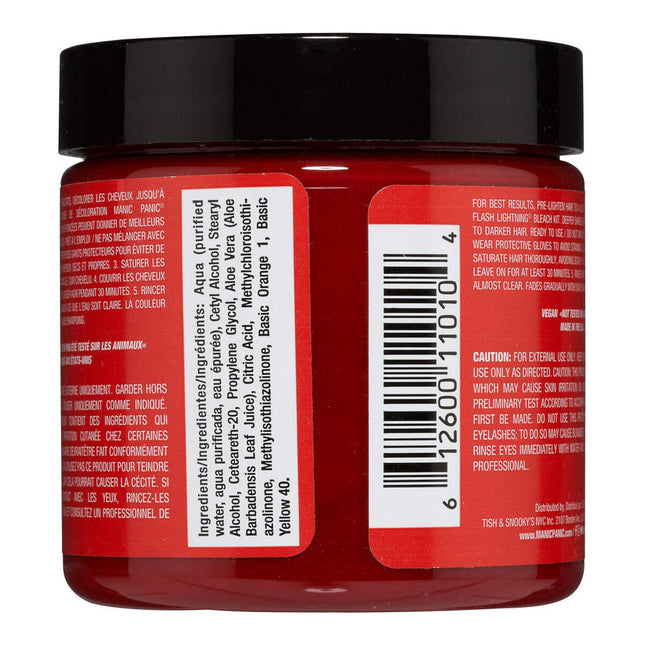 Manic Panic High Voltage Classic Semi-Permanent Hair Colour 118ml - Wildfire, 118 ml for Unisex