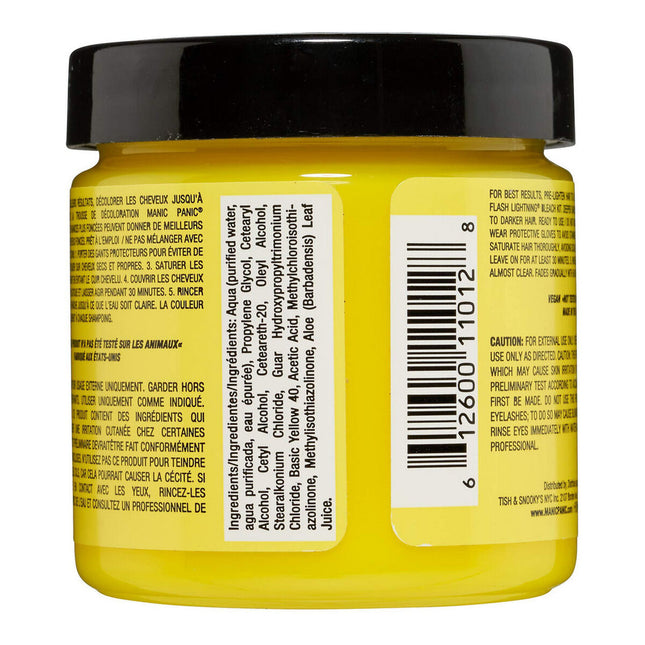 Manic Panic High Voltage Classic Semi-Permanent Hair Colour 118ml - Electric Banana, 118 ml for Unisex