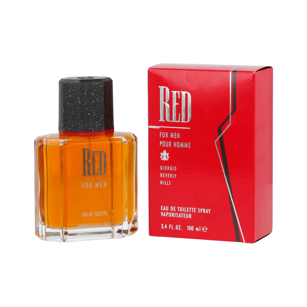Giorgio Beverly Hills Red Eau De Toilette 100ml Spray, 100 ml for Men