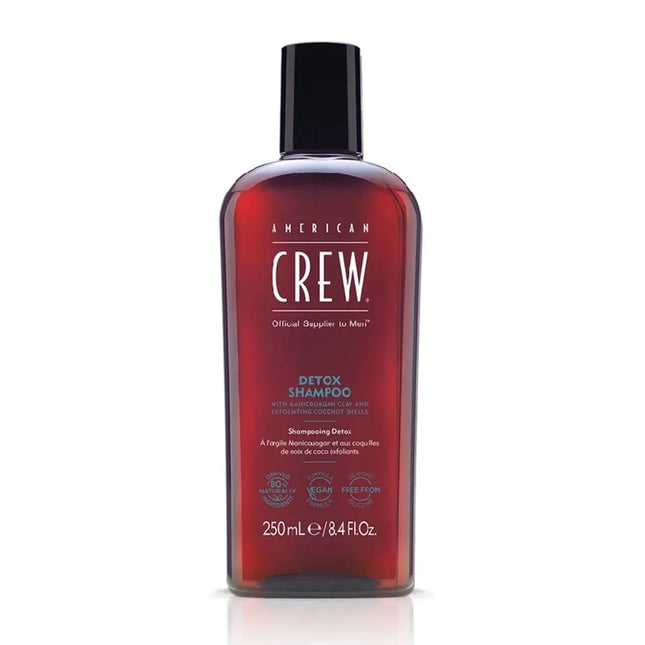 American Crew Detox Men's Shampoo 250ml, 250 ml for Unisex