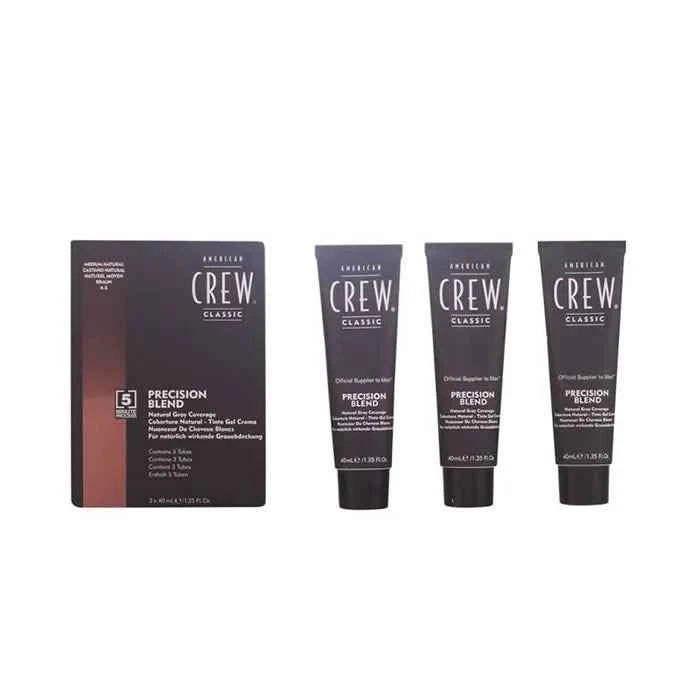 American Crew Precision Blend Natural Grey Coverage Trio Pack 3 x 40ml Medium Natural for Men