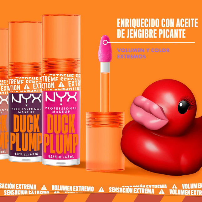 Nyx Professional Makeup Duck Plump Lip Gloss 6.8ml - Brown of Appluasee, 7 ml for Unisex