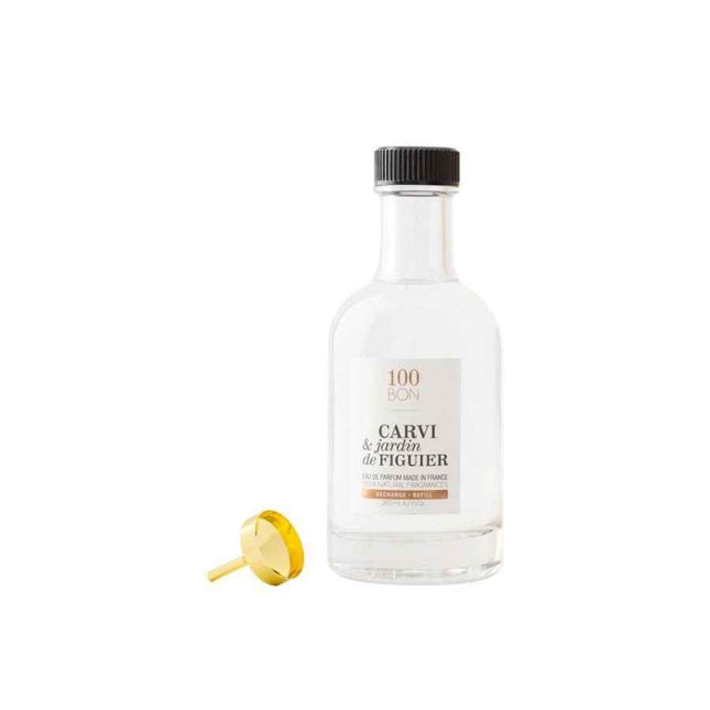 100 Bon Carvi & Jardin de Figuier – Eau de Parfum Unisex, Refill, 200 ml