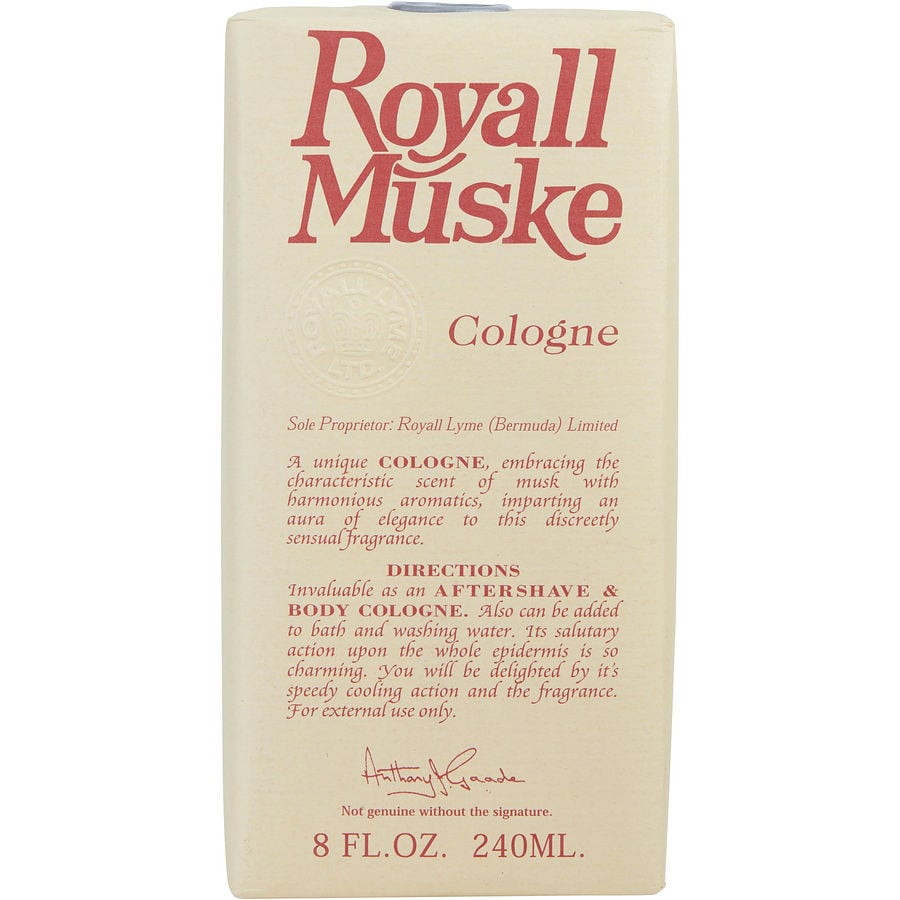 Royall Muske By Royall Fragrances Aftershave Lotion Cologne 8 Oz Royall Fragrances