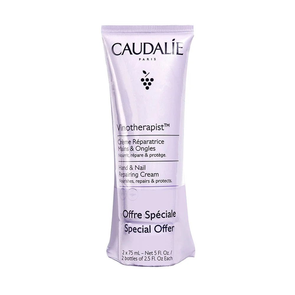 Caudalie Hand And Nail Repairing Cream Duo 2x75ml/2.5oz Caudalie