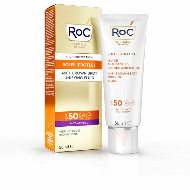 Roc Soleil-Protect Anti-Brown Spot Unifying Fluid SPF50+ 50ml, 50 ml for Women