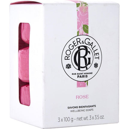 Roger & Gallet Tea Rose By Roger & Gallet Soap - Box Of Three And Each Is 3.5 Oz