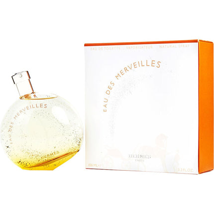 Eau Des Merveilles By Hermes Edt Spray 3.3 Oz