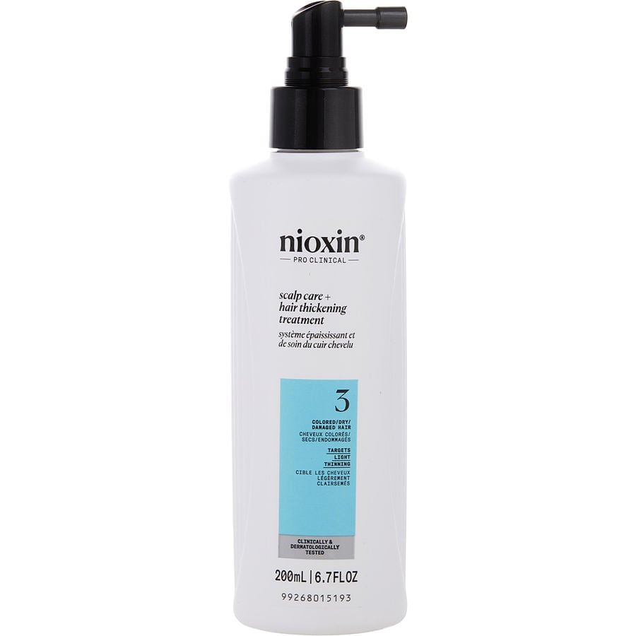 System 3 Scalp & Hair Treatment For Light Thinning Colored Hair 6.7 Oz Nioxin