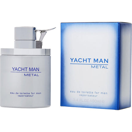 Yacht Man Metal By Myrurgia Edt Spray 3.4 Oz