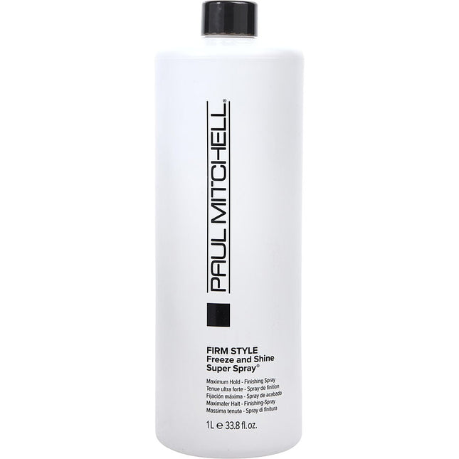 Freeze And Shine Super Spray Maximum Hold 33.8 Oz Paul Mitchell