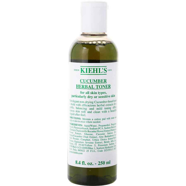 Kiehl's Cucumber Herbal Alcohol-Free Toner - For Dry Or Sensitive Skin Types 250ml/8.4oz