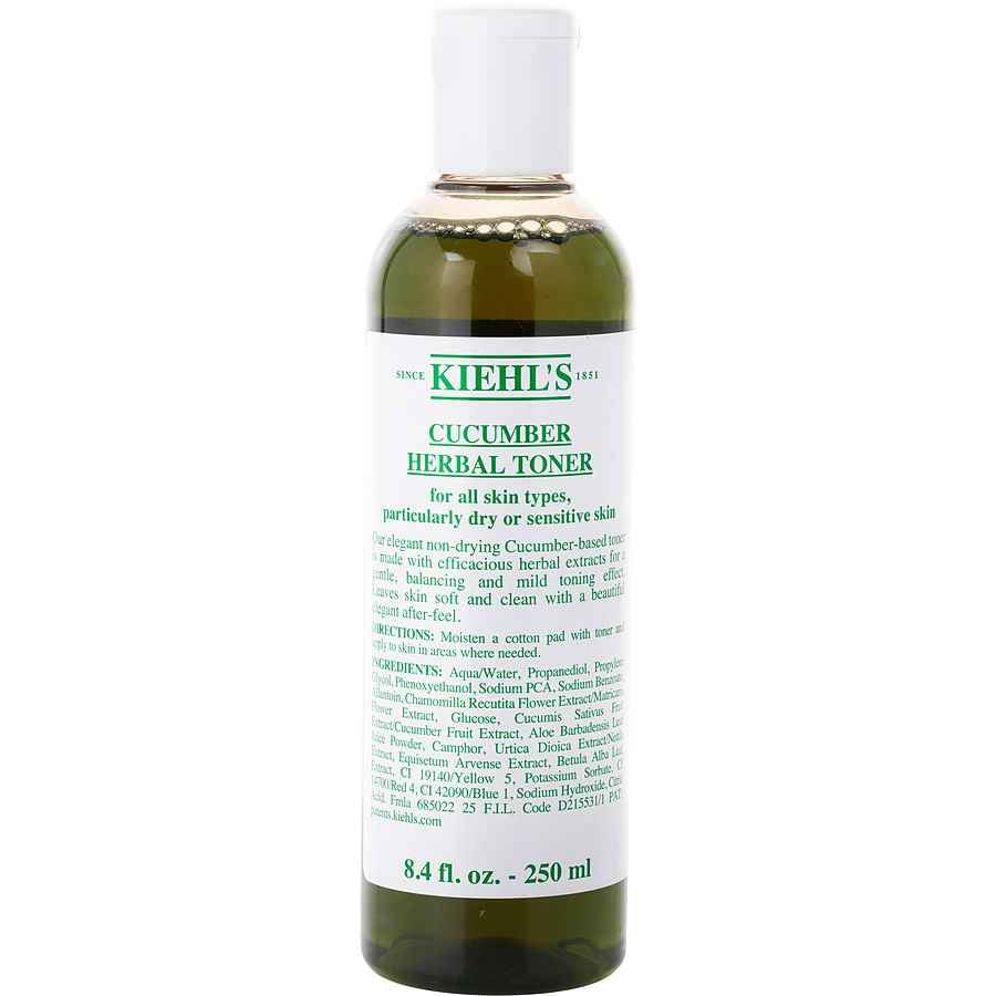 Kiehl's Cucumber Herbal Alcohol-Free Toner - For Dry Or Sensitive Skin Types 250ml/8.4oz