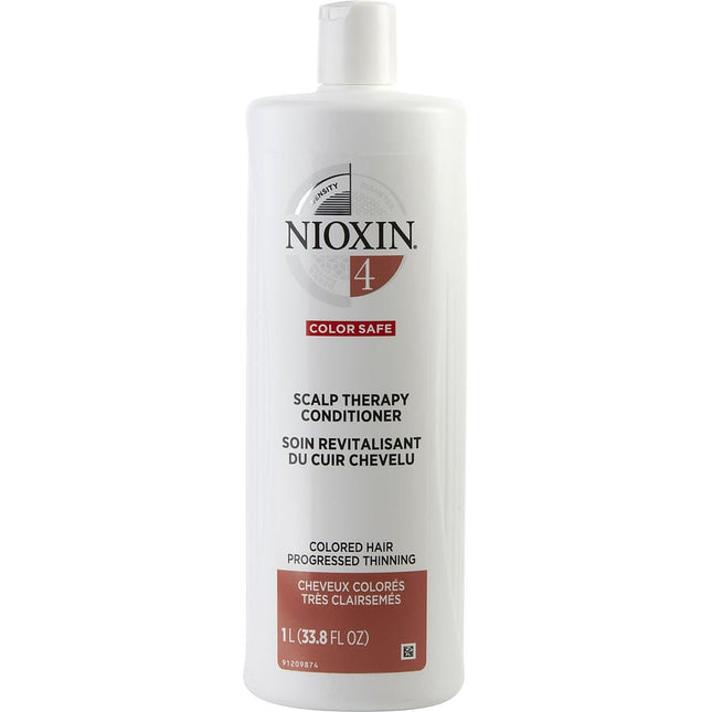 System 4 Scalp Therapy Conditioner For Fine Chemically Enhanced Noticeably Thinning Hair 33.8 Oz (packaging May Vary) Nioxin