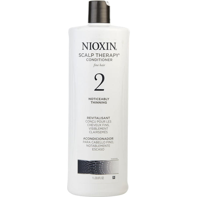 Bionutrient Actives Scalp Therapy Conditioner System 2 For Fine Hair 33.8 Oz (packaging May Vary) Nioxin