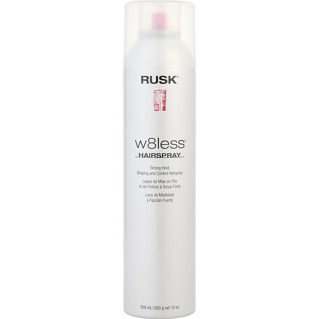 Rusk W8less Strong Hold Shaping & Control Hair Spray 55% Voc 10 oz