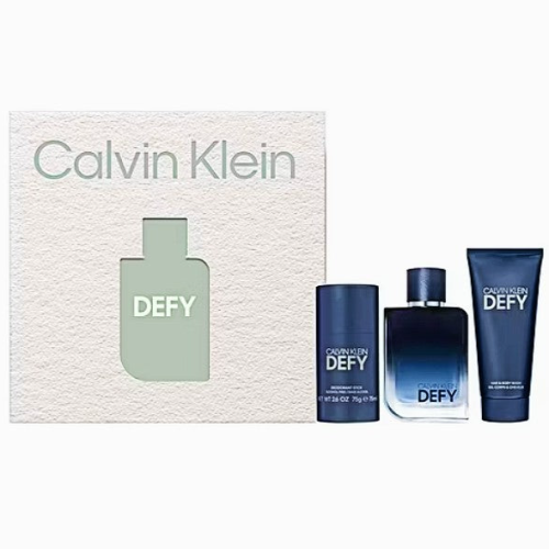 Calvin Klein Defy Eau de Parfum 3 Piece Gift Set for Men