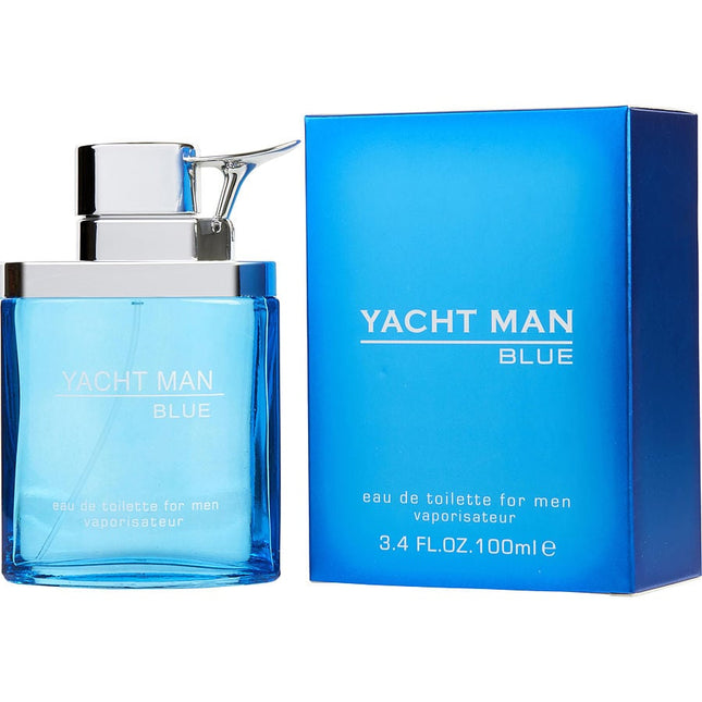 Yacht Man Blue By Myrurgia Edt Spray 3.4 Oz