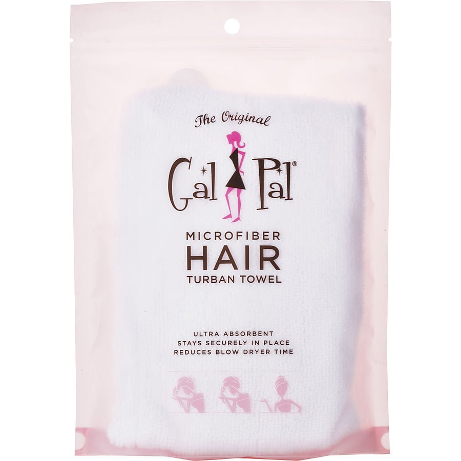 Spa Accessories Spa Sister Microfiber Hair Turban - White