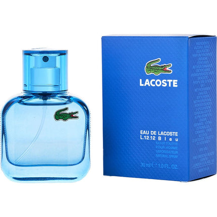 Lacoste Eau De Lacoste L.12.12 Bleu By Lacoste Powerful Edt Spray 1 Oz