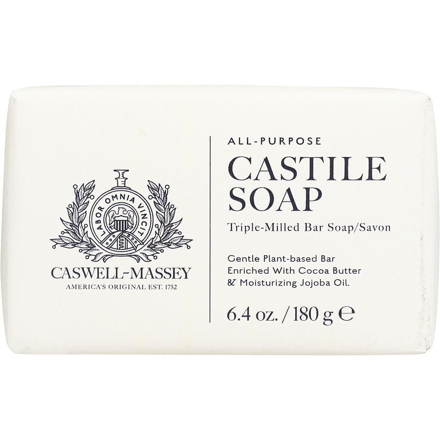 Caswell Massey All-Purpose Castile Soap Triple-Milled Bar 6.5oz