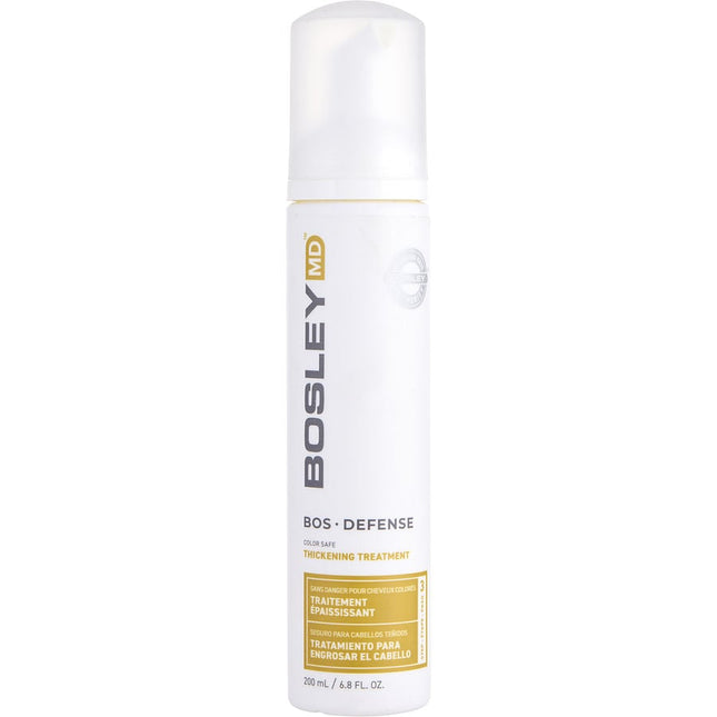 Bos Defense Thickening Treatment Normal To Fine Color Treated Hair 6.8 Oz Bosley