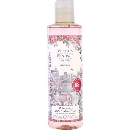 Woods Of Windsor True Rose By Woods Of Windsor Moisturizing Bath & Shower Gel 8.4 Oz