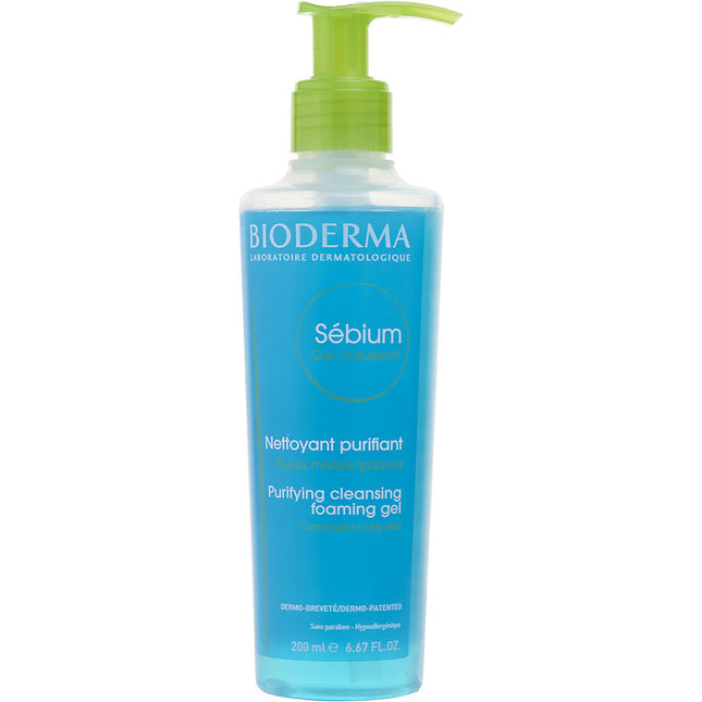 Bioderma Sebium Purifying And Foaming Cleansing Gel (For Combination/Oily Skin) 200ml/6.7oz