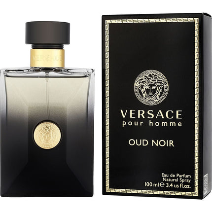 Versace Pour Homme Oud Noir By Gianni Versace Eau De Parfum Spray 3.4 Oz