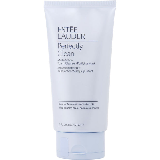 Estee Lauder Perfectly Clean Multi-Action Foam Cleanser/ Purifying Mask 150ml/5oz