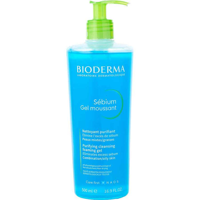 Bioderma Sebium Purifying And Foaming Cleansing Gel - For Combination/Oily Skin (With Pump) 500ml/16.9oz