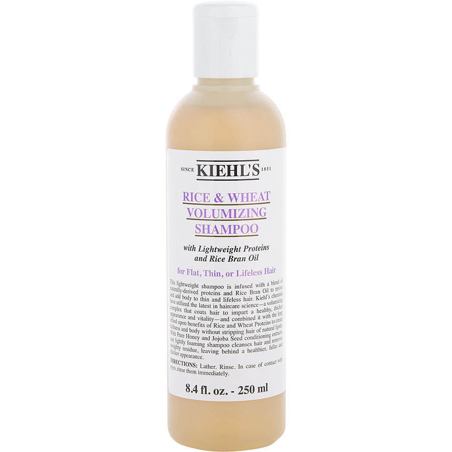 Kiehl's Rice & Wheat Volumizing Shampoo ( Flat-Thin-Lifeless Hair ) --250ml/ 8.4oz