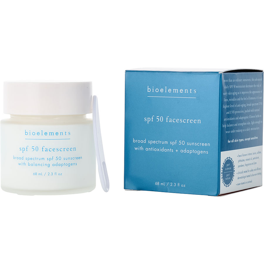 Bioelements Broad Spectrum Spf 50 Facescreen (For All Skin Types, Except Sensitive, Salon Product) 68ml/2.3oz