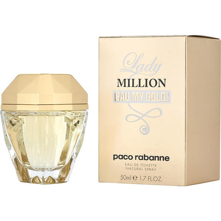 Paco Rabanne Lady Million Eau My Gold! By Paco Rabanne Edt Spray 1.7 Oz