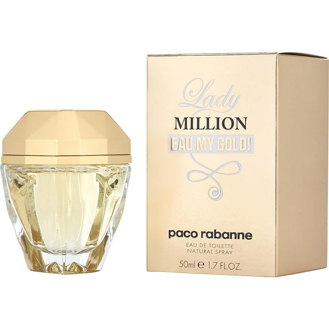 Paco Rabanne Lady Million Eau My Gold! By Paco Rabanne Edt Spray 1.7 Oz