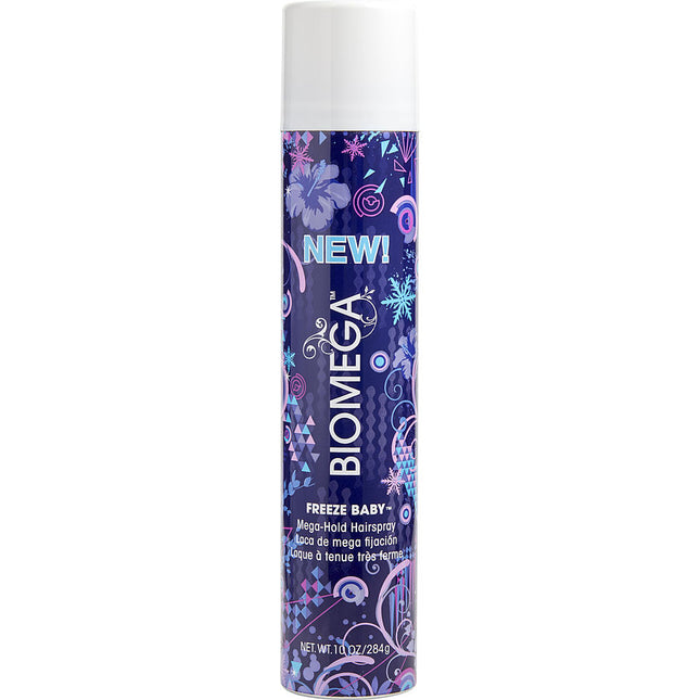 Biomega Freeze Baby Mega Hold Hairspray 10 Oz Aquage