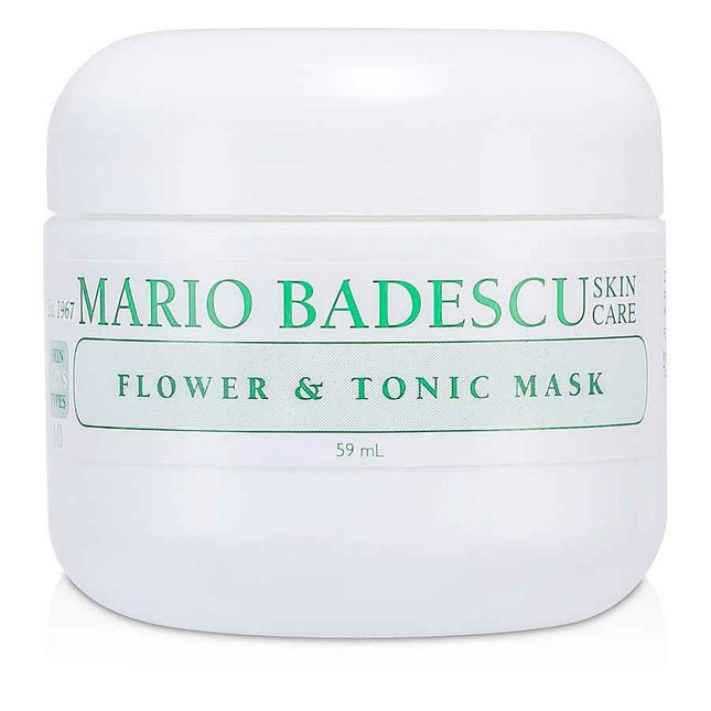 Mario Badescu Flower & Tonic Mask - For Combination/ Oily/ Sensitive Skin Types 59ml/2oz