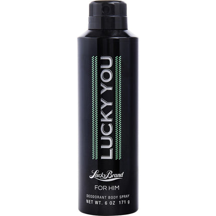 Lucky You By Lucky Brand Deodorant Body Spray 6 Oz