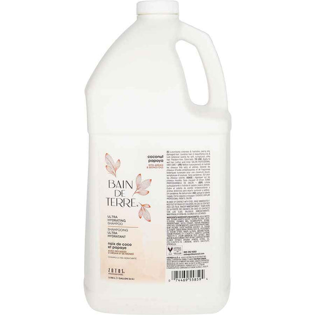 Bain De Terre Coconut Papaya Hydrating Shampoo 1 Gallon