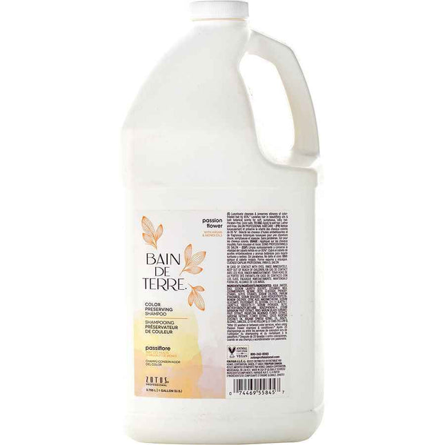 Bain De Terre Passion Flower Color Preserving Shampoo 1 Gallon (Packaging May Vary)
