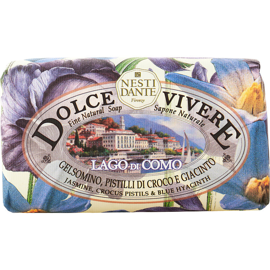 Nesti Dante Dolce Vivere Fine Natural Soap - Lago Di Como Jasmine, Crocus Pistils & Blue Hyacinth 250g/8.8oz