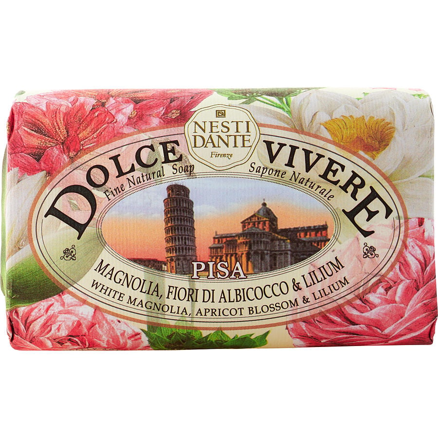 Nesti Dante Dolce Vivere Fine Natural Soap - Pisa White Magnolia, Apricot Blossom & Lilium 250g/8.8oz