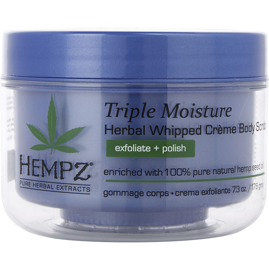 Hempz Triple Moisture Herbal Creme Body Scrub 176g/7.3oz