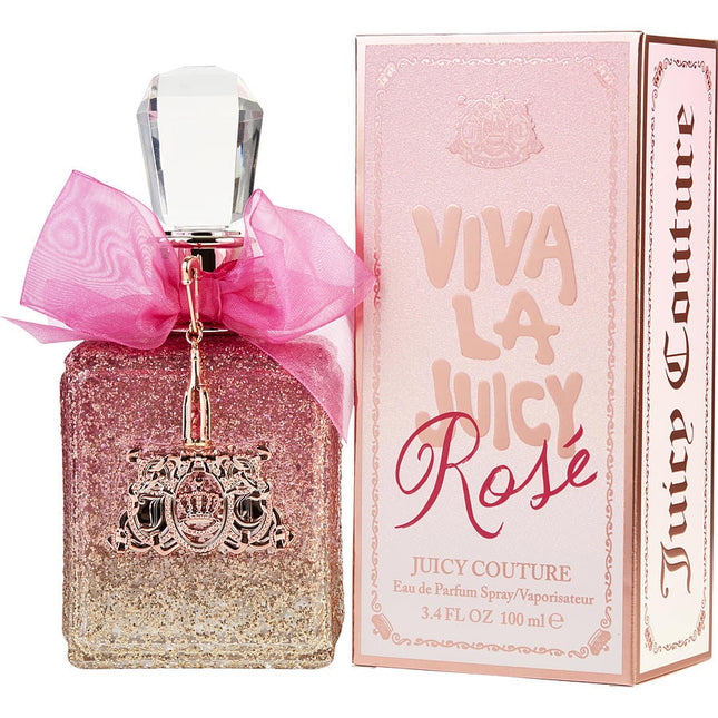 Viva La Juicy Rose By Juicy Couture Eau De Parfum Spray 3.4 Oz